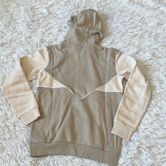 Adidas Unisex kids HZ Hoodie zip up in wonder beige size Medium - Picture 6 of 11
